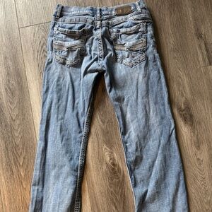 Men's Buckle Blue Jeans